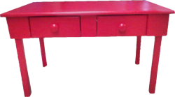 Custom Designs/Extras -  Table with 2 drawers