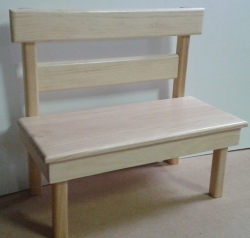 Custom Designs/Extras -  Bench Seat with Additional Back Support