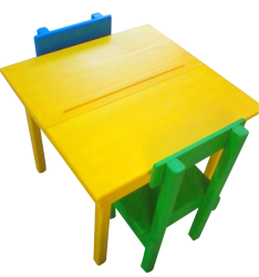 Custom Designs/Extras -  Custom Painted Table - 2 Chairs